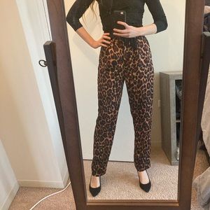 J. Crew Leopard Pants Size 0